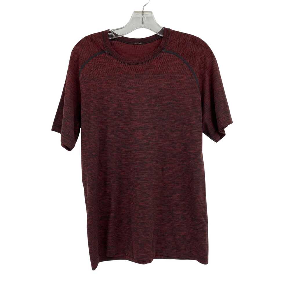 lululemon athletica Red Short Sleeve Tee
